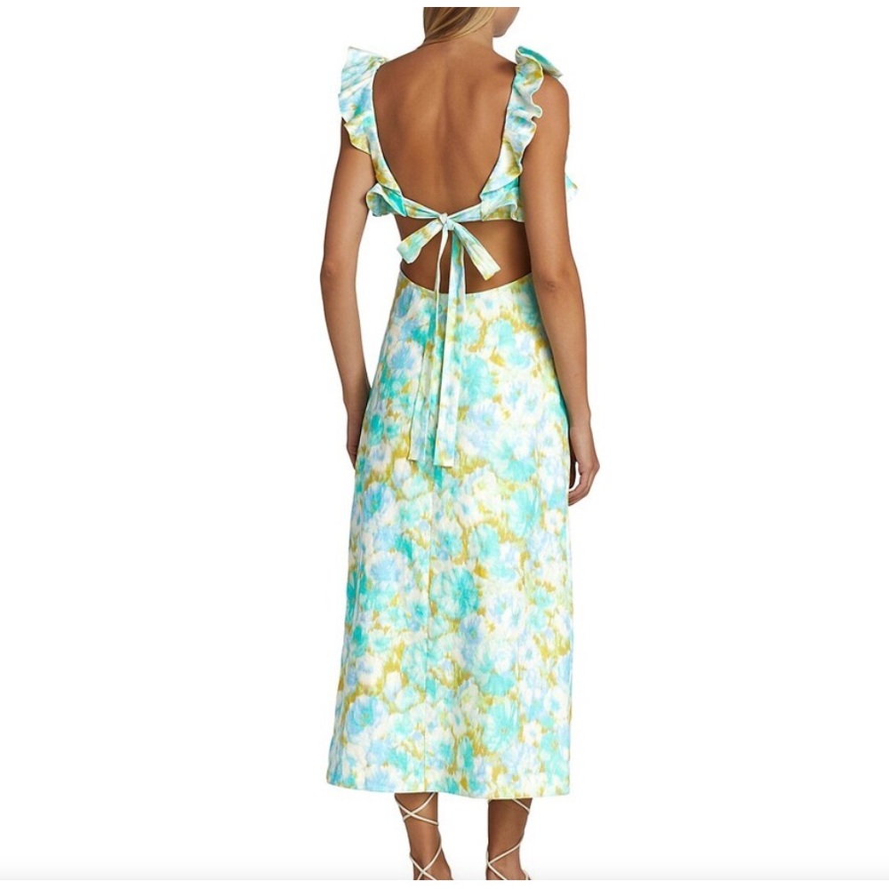 Zimmerman high tide frilled dress.size 1